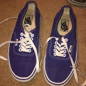Purple vans size 8